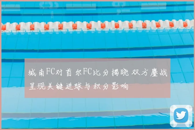 城南FC对首尔FC比分揭晓 双方鏖战呈现关键进球与积分影响